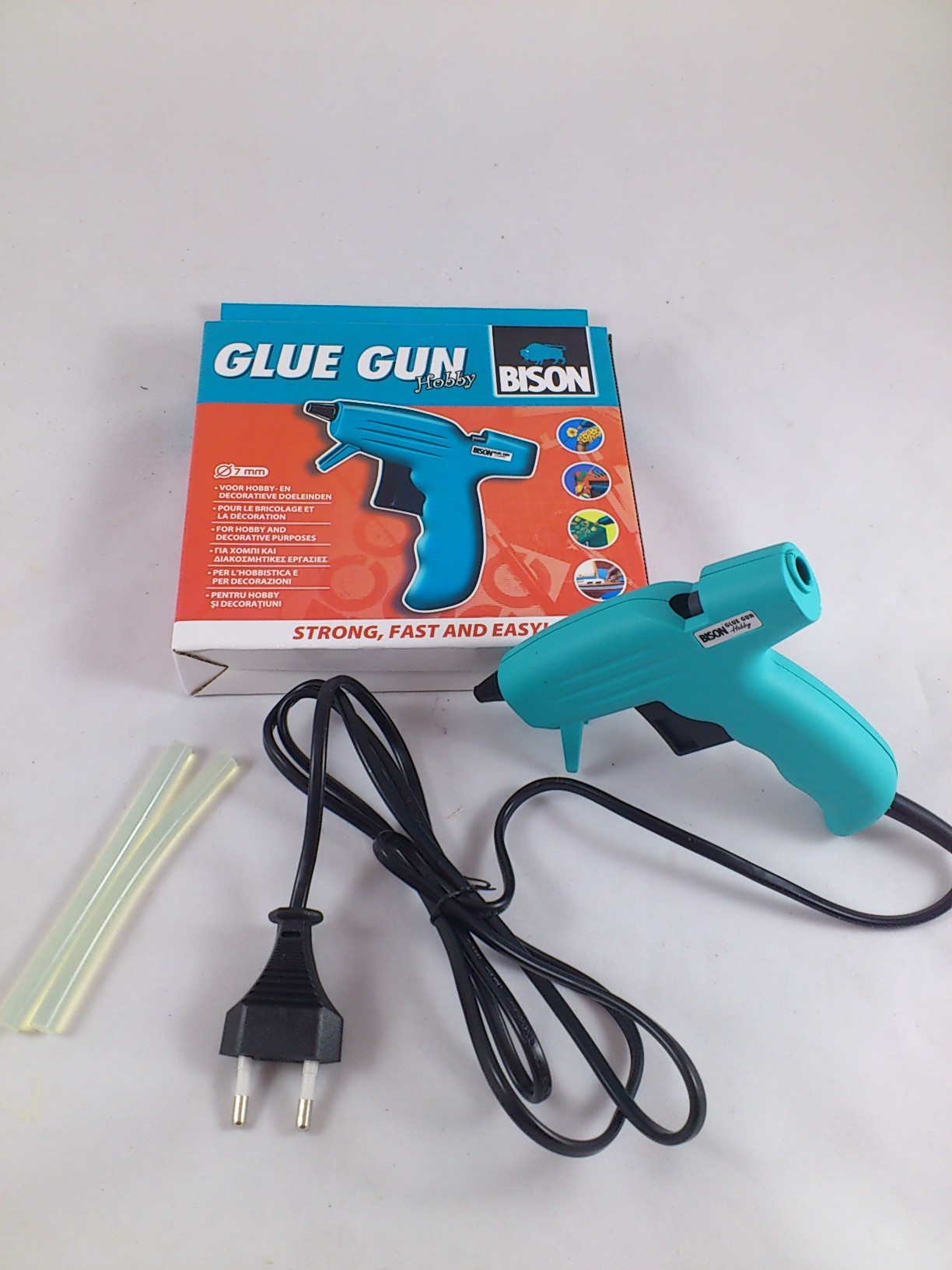 Hot melt glue gun hobby Bison